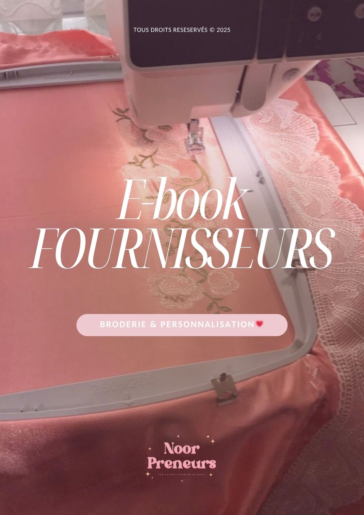 E-book FOURNISSEURS : Broderie & Personnalisation 🪡🧵