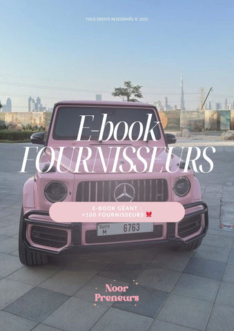 E-book GÉANT : 100 fournisseurs 🎀💗