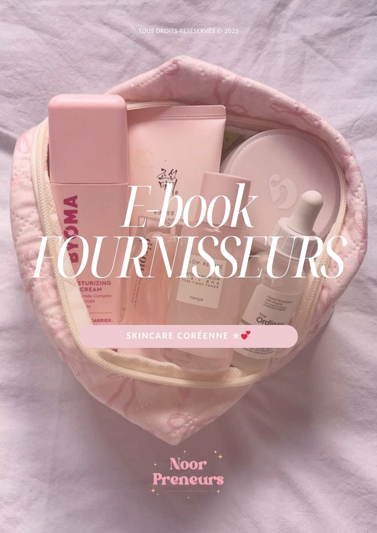 E-book FOURNISSEURS | Skincare Coréenne ⋆˙
