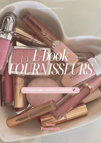 E-BOOK FOURNISSEURS | Maquillage : Grandes Marques 💗